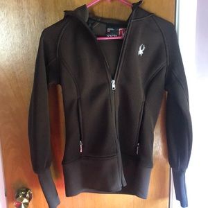 Spyder zip up sweatshirt